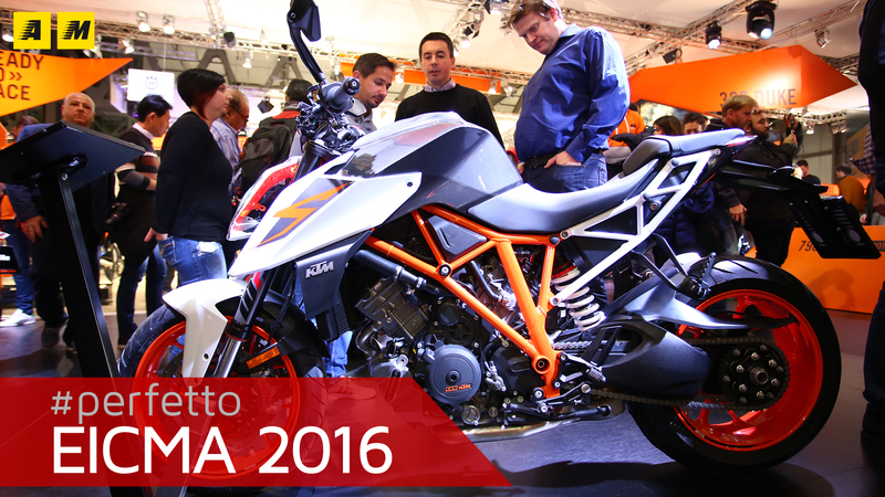 KTM Super Duke 1290 R 2017 ad EICMA 2016: Il video