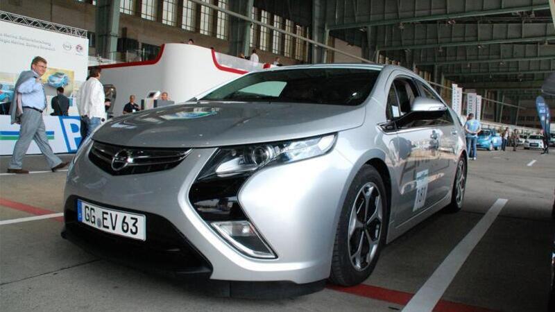 La Opel Ampera al Rally di Monte Carlo