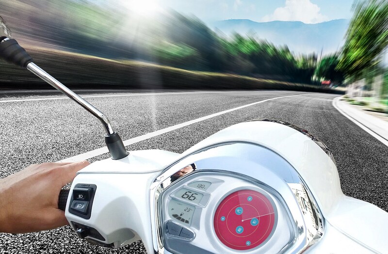 Rivoluzione per i cruscotti scooter ora condivisi allo Smarphone