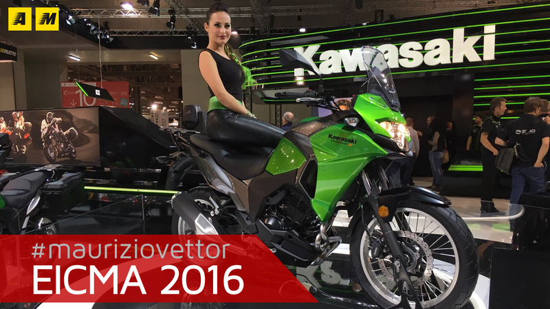 Kawasaki Versys-X 300 ad EICMA 2016: video