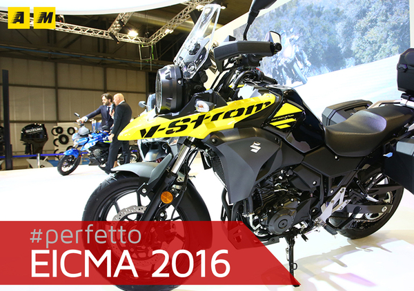 Suzuki V-Strom 250 2017 ad EICMA 2016: video