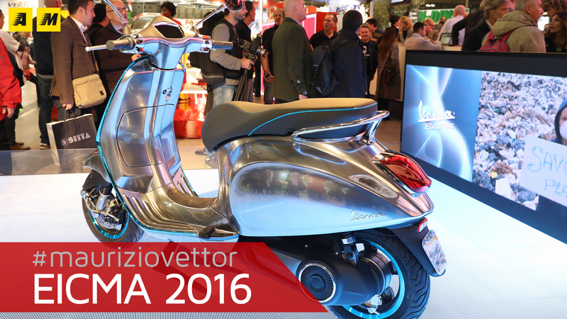 Vespa Elettrica a Eicma 2016: video