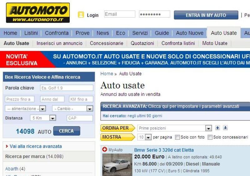 Acquisto dell&rsquo;auto: internet il canale pi&ugrave; importante