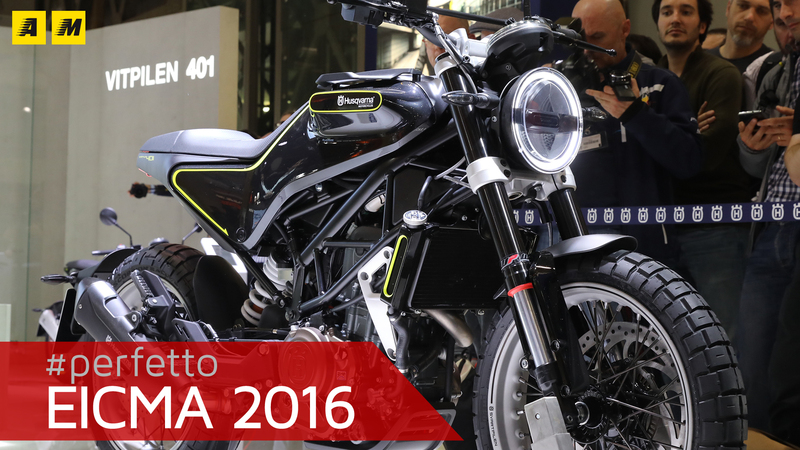 Husqvarna Vitpilen e Svartpilen 401 a EICMA 2016: video