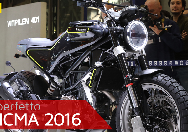 Husqvarna Vitpilen e Svartpilen 401 a EICMA 2016: video