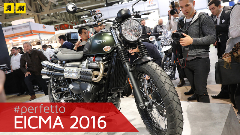 Triumph Street Scrambler a EICMA 2016: video