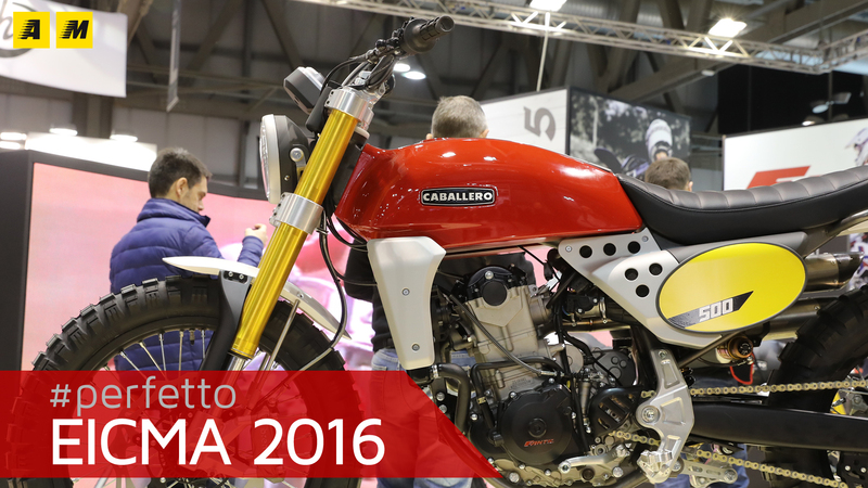 Fantic Motor Caballero e novit&agrave; 2017: foto e video a Eicma 2016