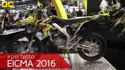 Valenti Racing RME50 e Suzuki RM-Z Special 2017 a Eicma