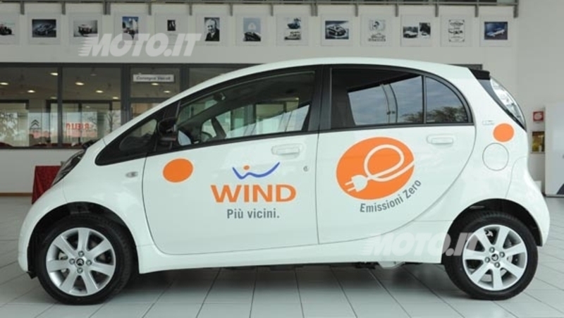 Wind presenzia a MotechEco con una flotta di Citroen C-Zero Van