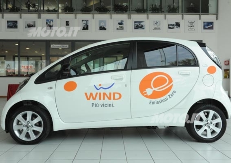 Wind presenzia a MotechEco con una flotta di Citroen C-Zero Van