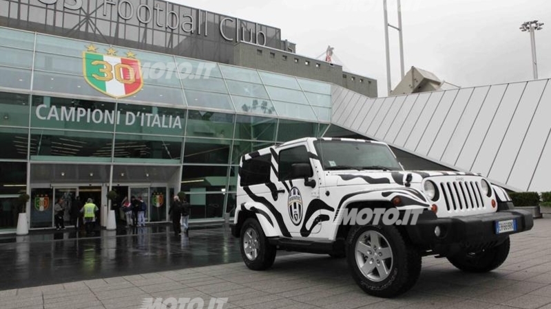 Jeep Wrangler: un esemplare dedicato allo scudetto della Juventus