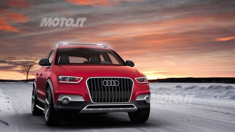 Audi Q3 red track