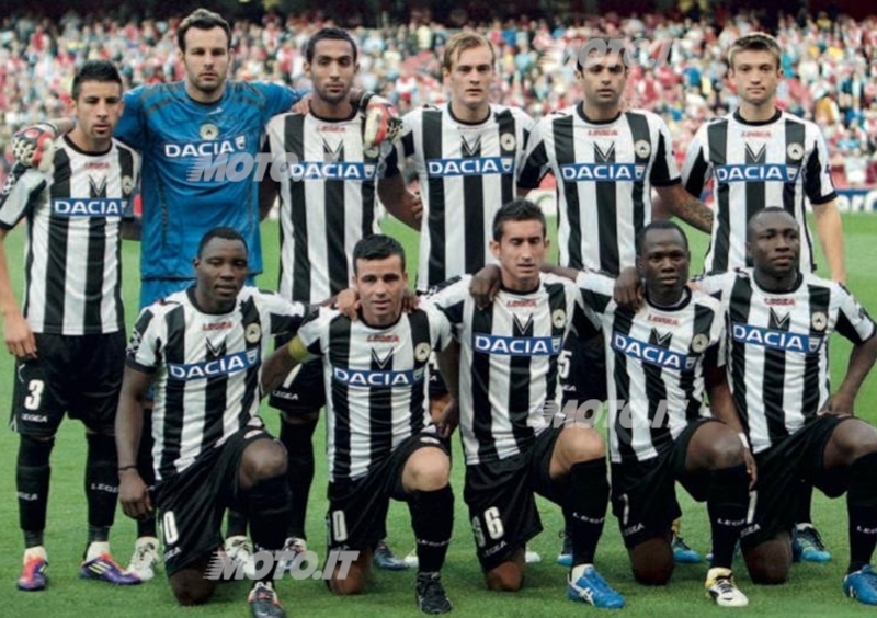 Dacia: in Champions League con l&rsquo;Udinese Calcio