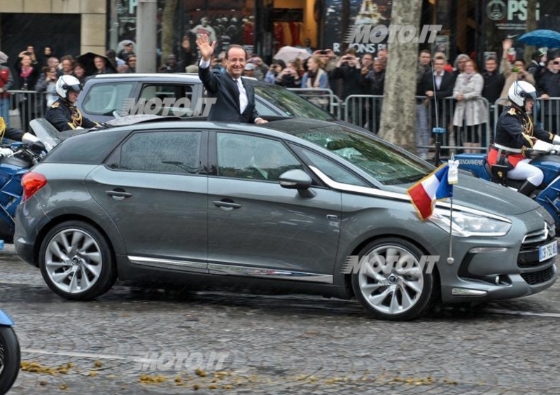 Citro&euml;n DS5 Hybrid4: la nuova vettura presidenziale di Hollande