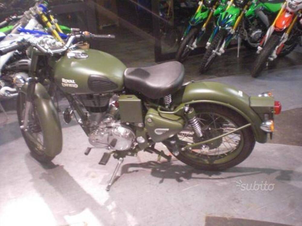 Royal Enfield Bullet 500 Classic EFI - Battle Green (2011 - 16) (3)