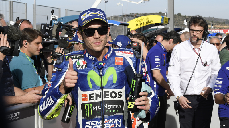 MotoGP. Rossi: "In difficolt&agrave; quando calano le gomme"