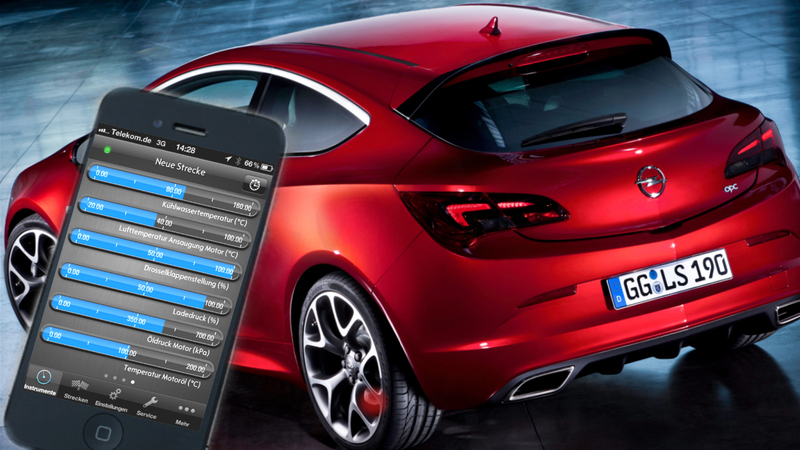 Opel Astra OPC: una app per controllarne la telemetria