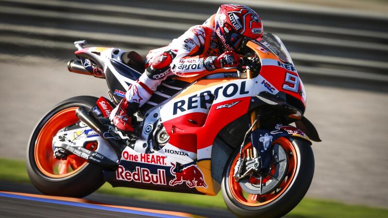 MotoGP, Valencia. Marquez &egrave; il pi&ugrave; veloce nel warm up