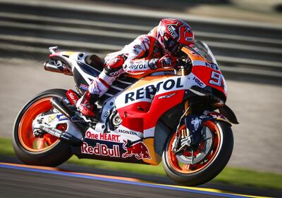 MotoGP, Valencia. Marquez è il più veloce nel warm up