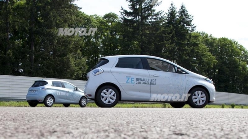 Renault Zoe: 1.618 Km in 24 ore