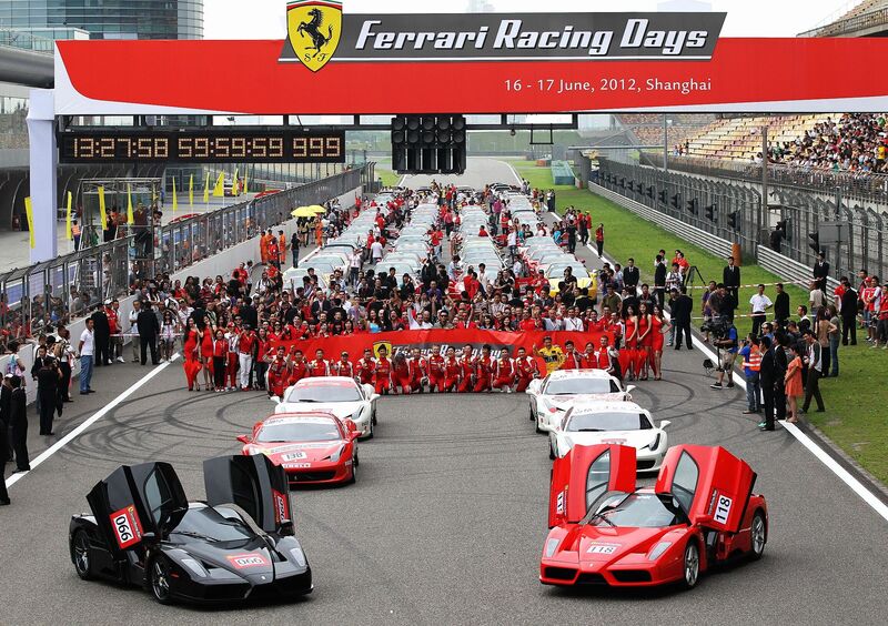 Ferrari in festa a Shanghai con i Racing Days