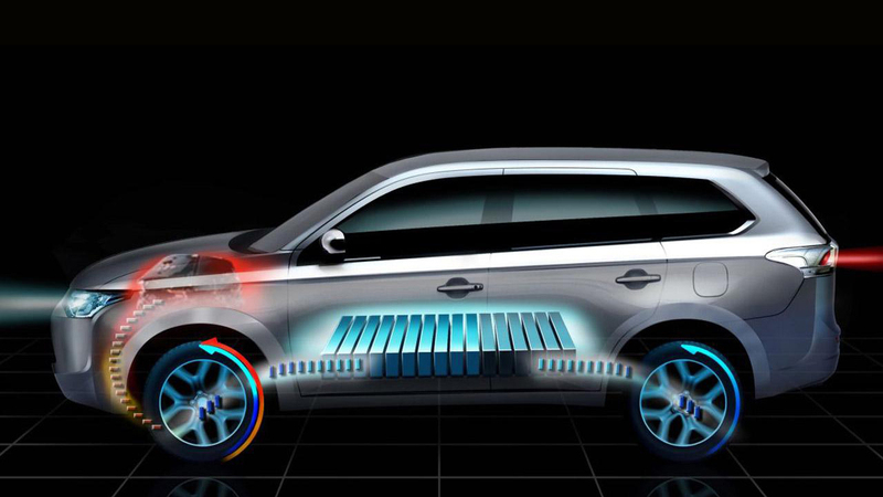 Mitsubishi Outlander Plug-In Hybrid EV: il primo teaser