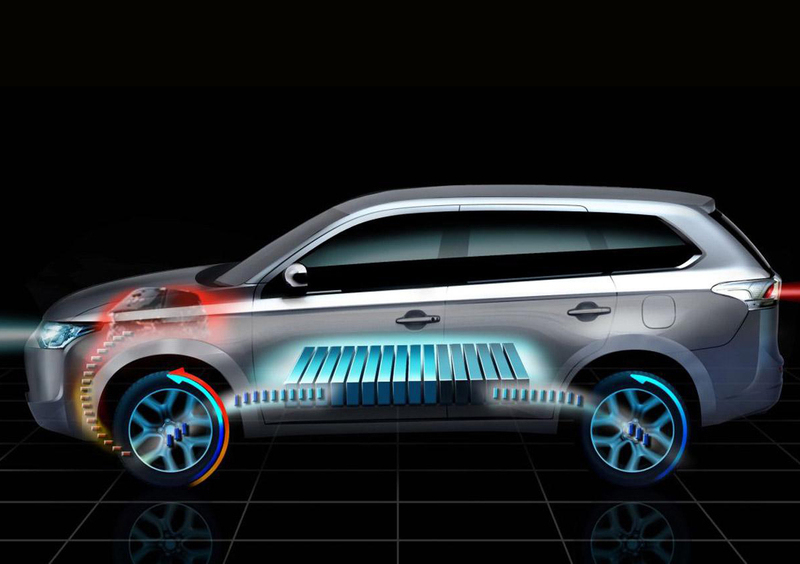 Mitsubishi Outlander Plug-In Hybrid EV: il primo teaser