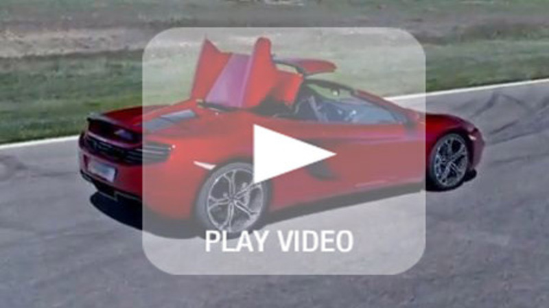 McLaren MP4-12C Spider: primo video ufficiale