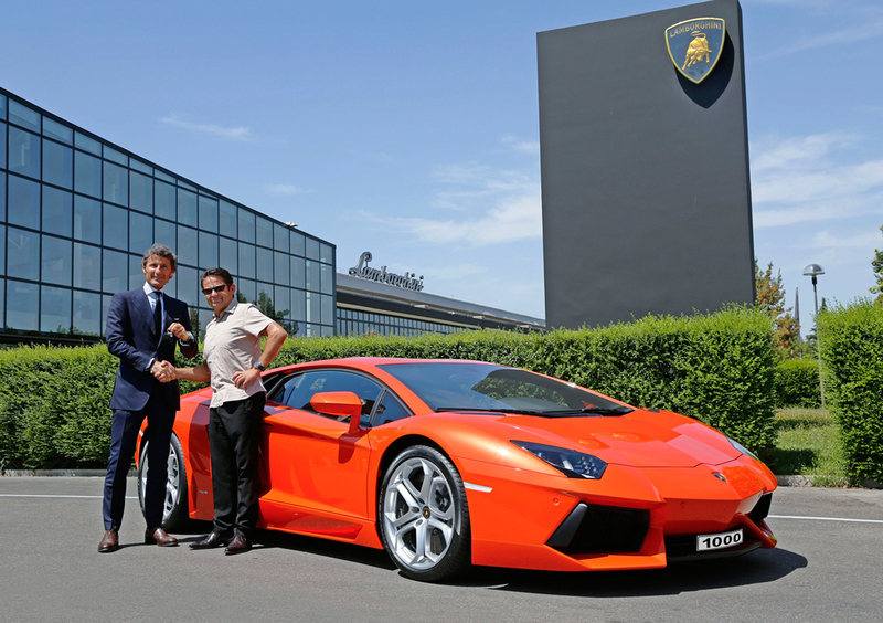 Lamborghini Aventador: prodotti 1.000 esemplari