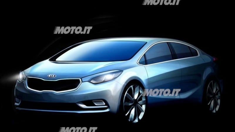 Nuova Kia Forte: i primi disegni ufficiali