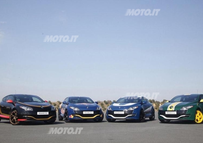 Renault M&eacute;gane RS: 4 one-off dedicate ai team F1