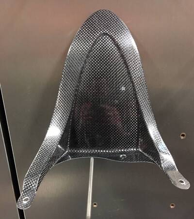 Kit parafango posteriore carbonio Ducati