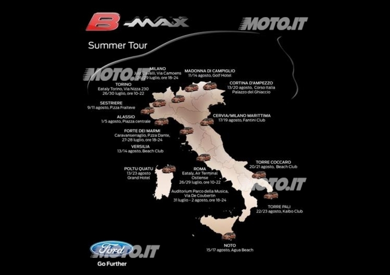 Ford B-Max Summer Tour