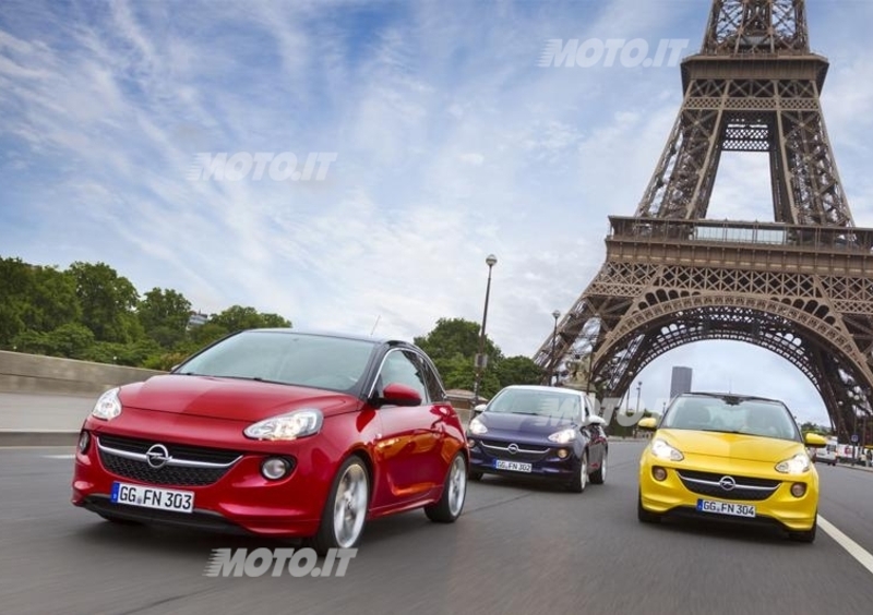 Opel Adam: debutter&agrave; in societ&agrave; a Parigi