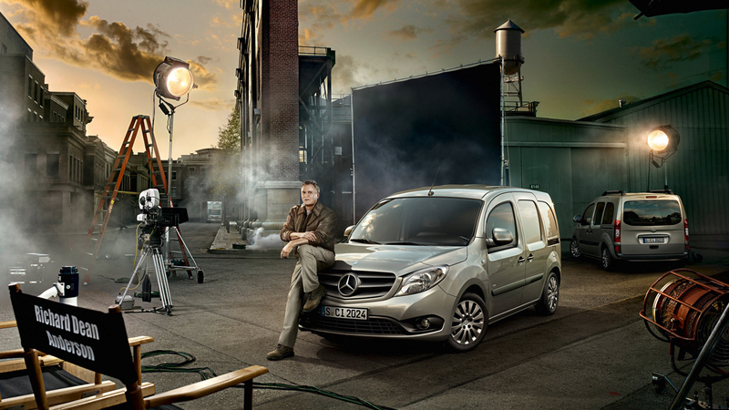 MacGyver &egrave; il testimonial del Mercedes-Benz Citan