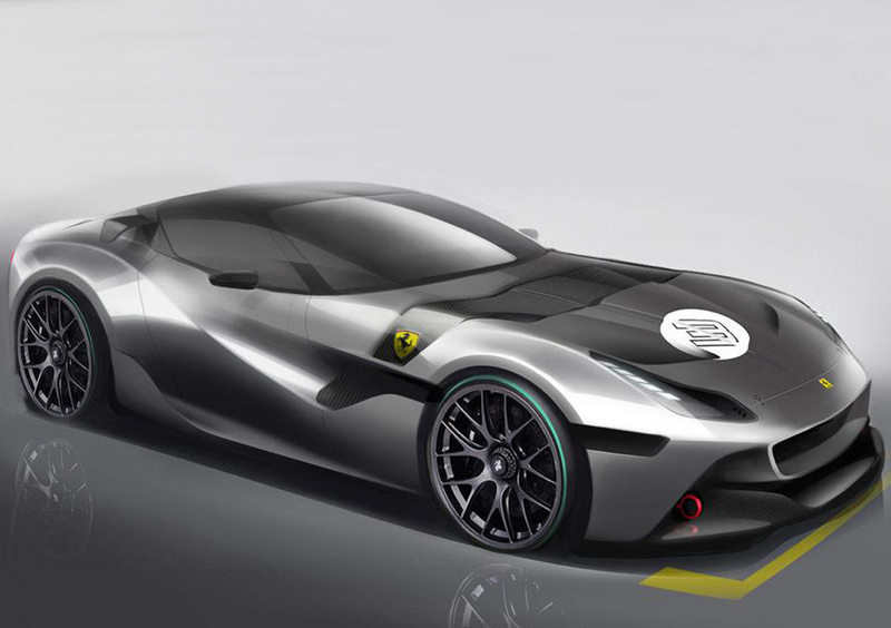 Ferrari: svelato il bozzetto di un&#039;inedita one-off