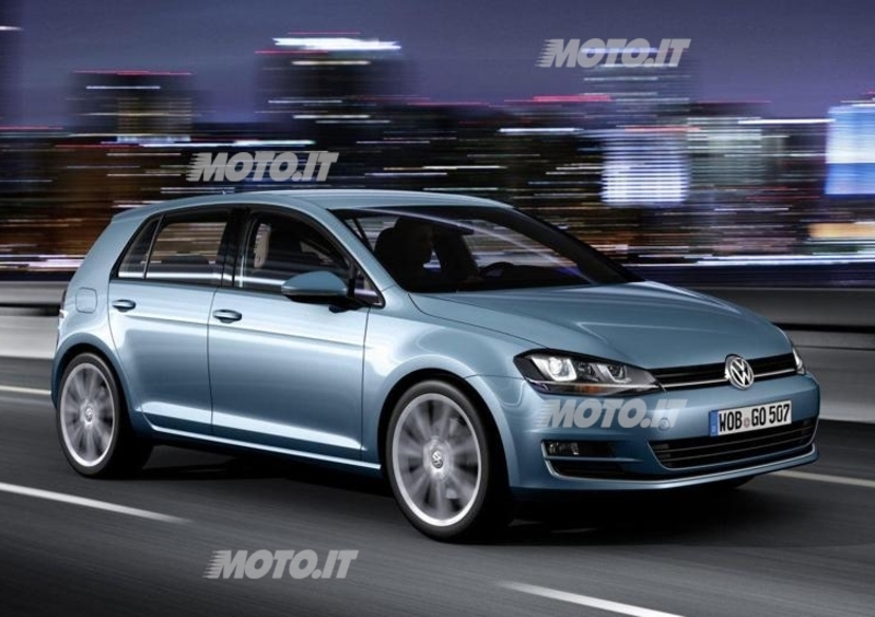 Nuova Volkswagen Golf VII: prime foto e dati ufficiali