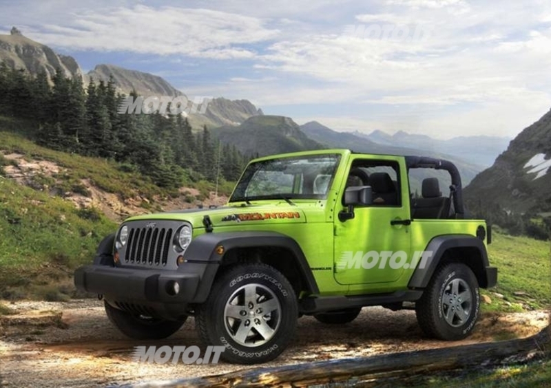 Jeep Wrangler Mountain: listino prezzi