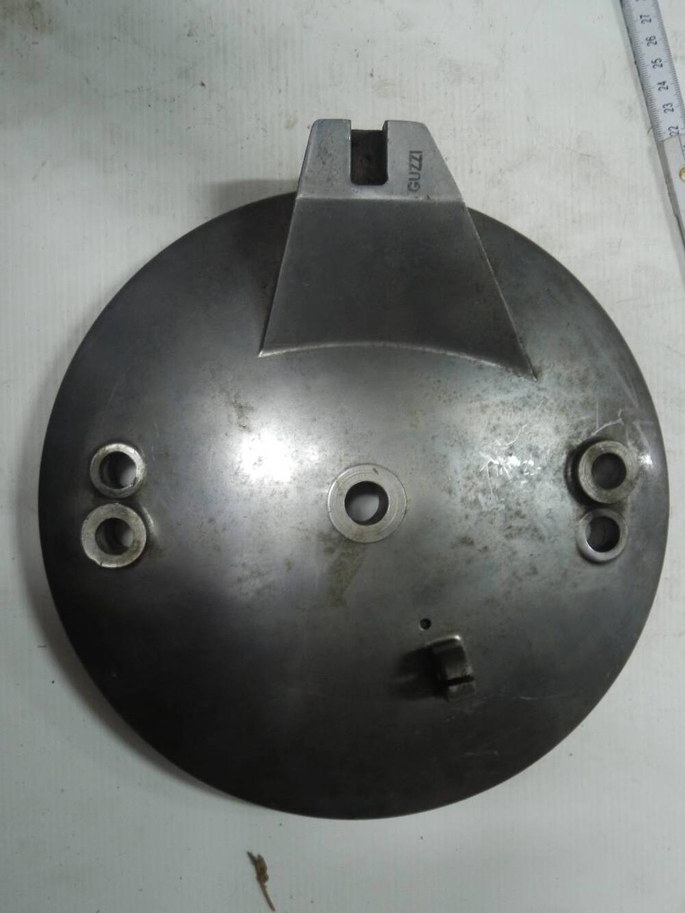 Tamb. portaceppi senza leveraggi + coprimozzo VV Moto Guzzi