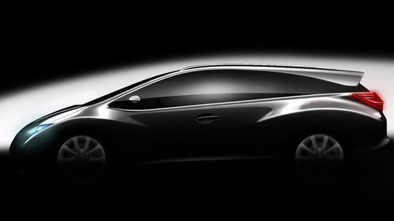 Honda Civic station wagon concept: la prima immagine teaser