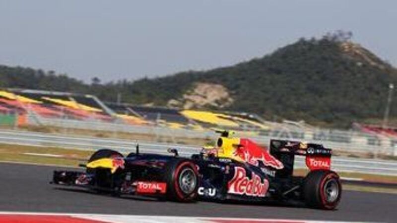 Webber conquista la pole in Corea