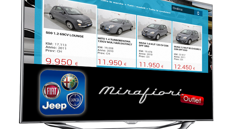 Mirafiori Outlet: una nuova app per SMART TV