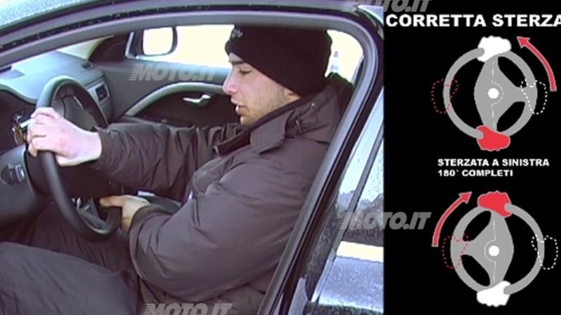 La posizione di guida corretta- come guidare su neve - Video