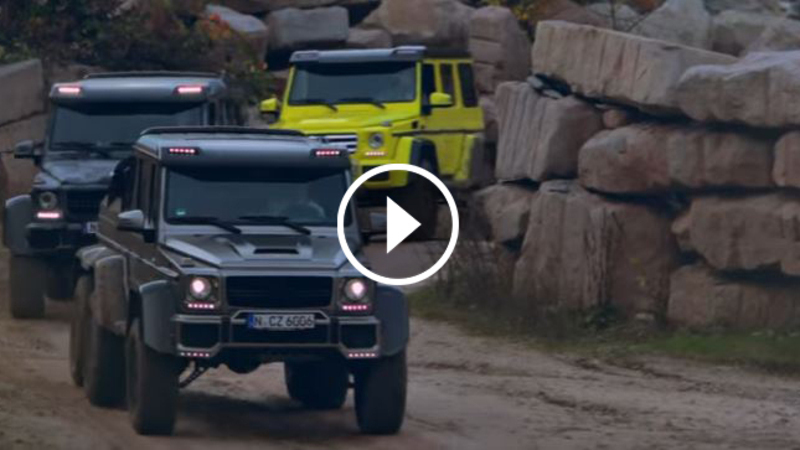 Mercedes G 63 AMG 6x6 e 4x4&sup2;: e chi li ferma? [Video]