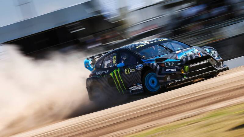 Mondiale Rallycross. Vince Bakkerud (Ford), EKS Audi Campioni Team