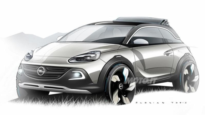 Opel Adam Rocks: prime immagini ufficiali