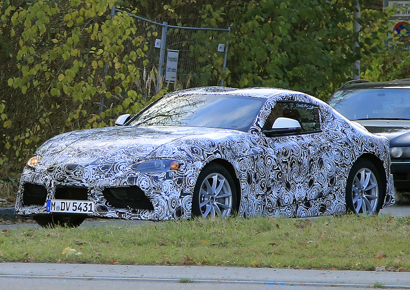 Nuova Toyota Supra 2018: nuove foto spia