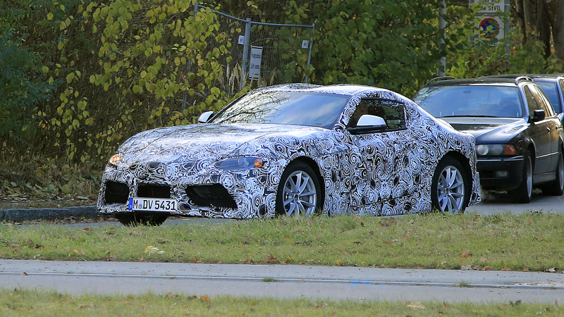 Nuova Toyota Supra 2018: nuove foto spia