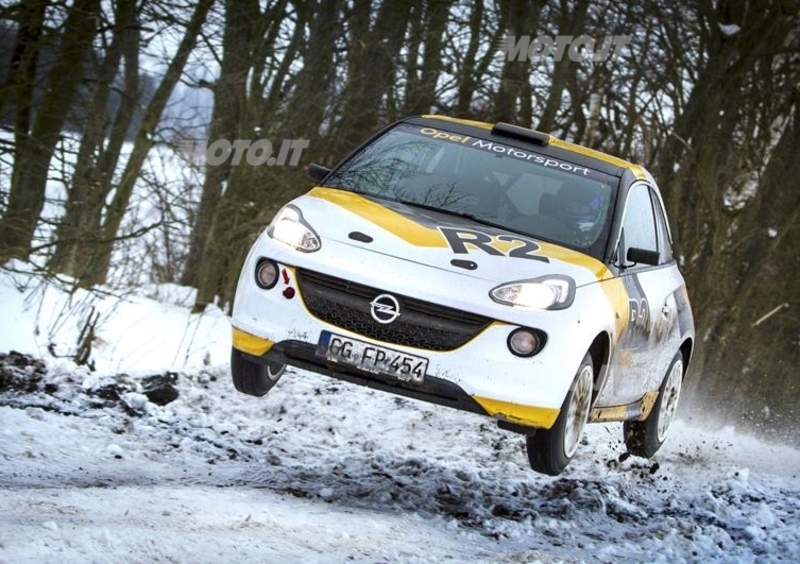 Opel Adam R2: i dati tecnici della vettura da Rally che verr&agrave; presentata a Ginevra