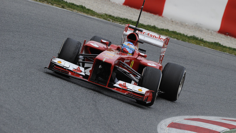 Formula 1 test Barcellona giorno 3. Alonso e la Ferrari davanti a tutti